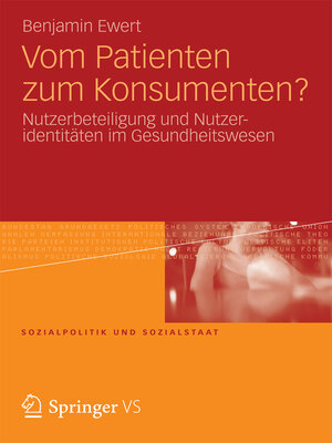 cover image of Vom Patienten zum Konsumenten?